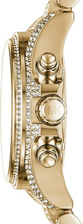  Shop Authentic Michael Kors Mini Bradshaw Crystals Gold Dial Gold Steel Strap Watch For Women - MK6494 - Luxxuri