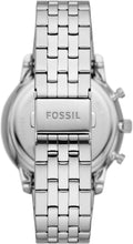 Fossil Neutra Chronograph Blue Dial Silver Steel Strap Watch for Men - FS6025