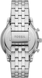  Shop Authentic Fossil Neutra Chronograph Blue Dial Silver Steel Strap Watch for Men - FS6025 - Luxxuri