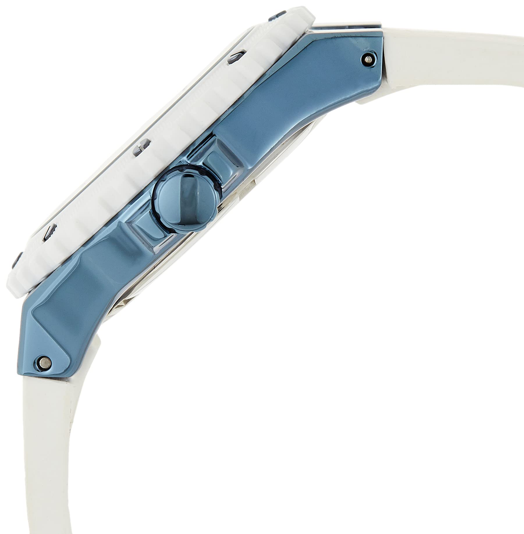  Shop Authentic Guess Luna Diamonds White Dial White Rubber Strap Watch for Women - W0653L2 - Luxxuri