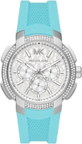  Shop Authentic Michael Kors Sidney Multifunction Analog White Dial Turquoise Silicone Strap Watch For Women - MK7246 - Luxxuri