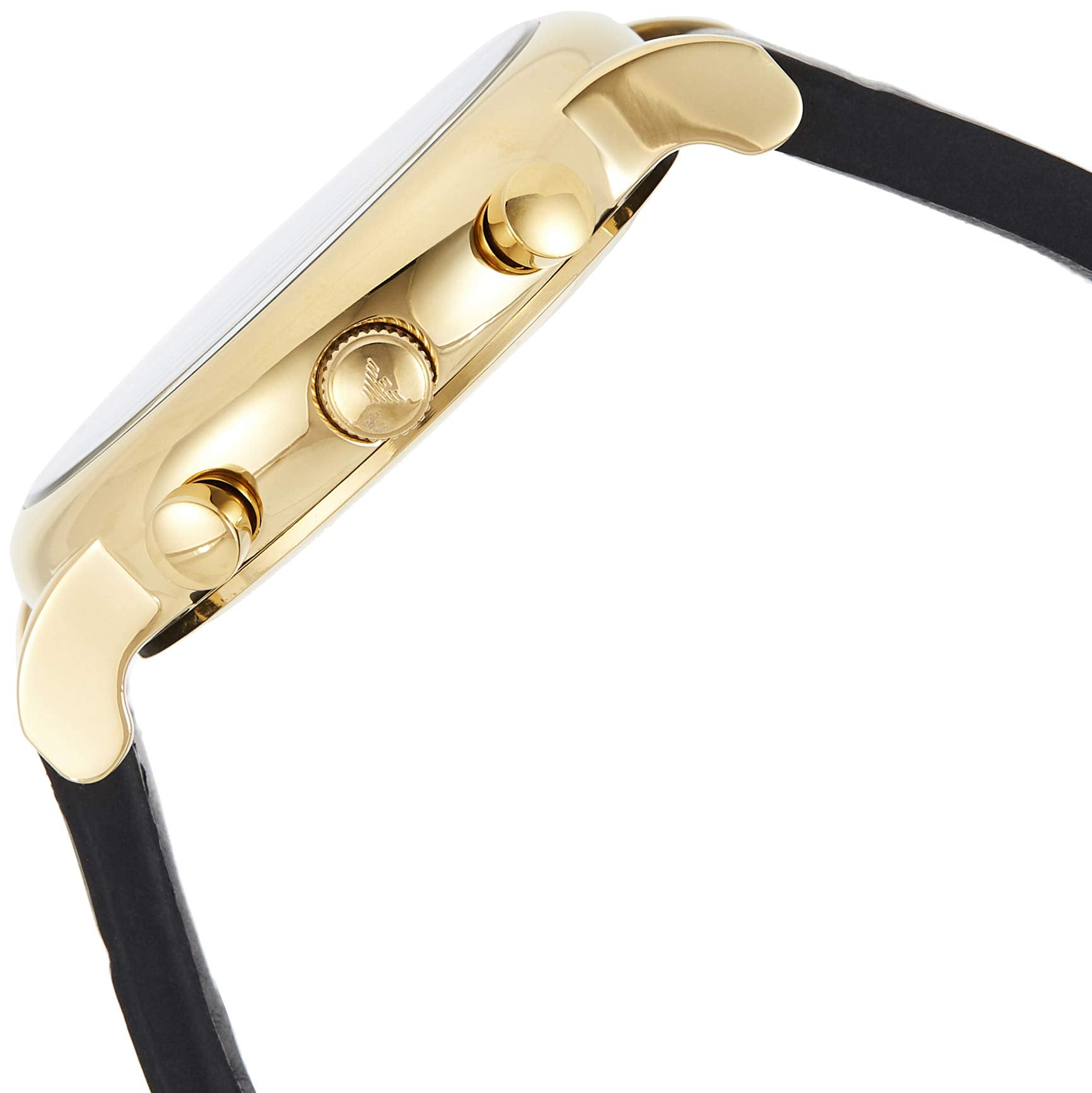  Shop Authentic Emporio Armani Luigi Chronograph Black Dial Black Leather Watch For Men - AR1917 - Luxxuri