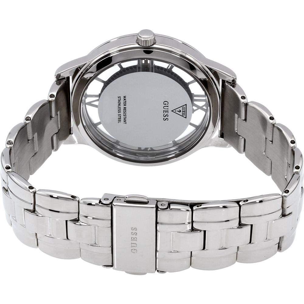  Shop Authentic Guess Ethereal Diamonds Silver Dial Silver Steel Strap Watch for Women - W1013L1 - Luxxuri