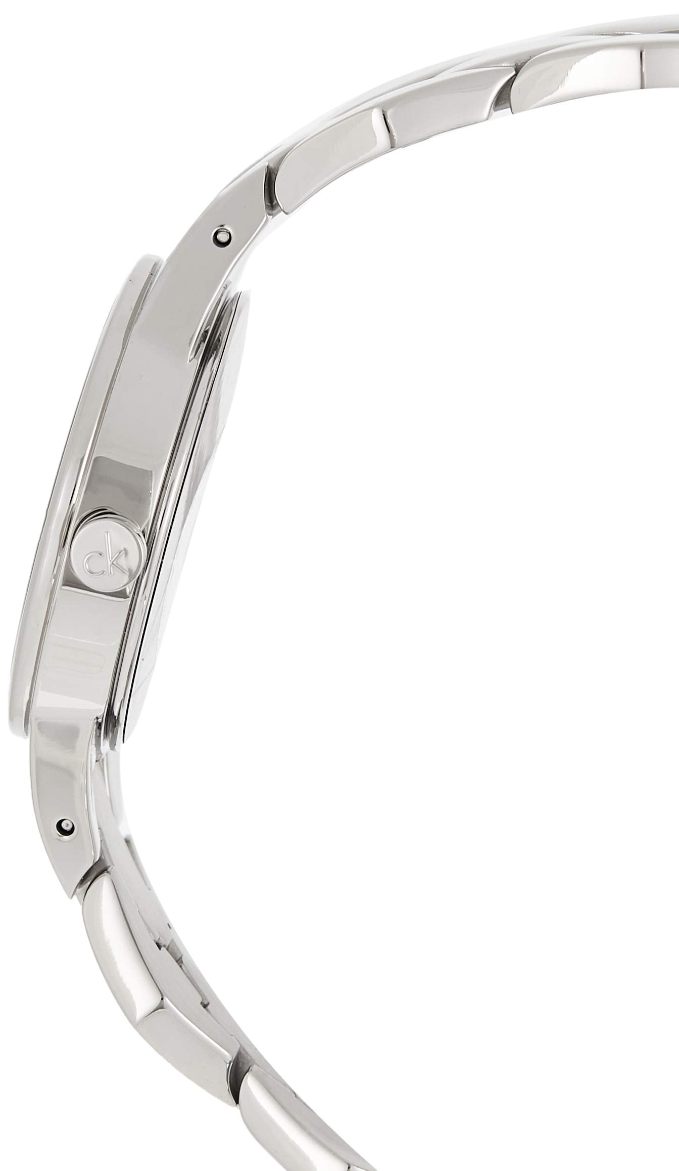  Shop Authentic Calvin Klein Snake Silver Dial Silver Steel Strap Watch For Women - K6E23146 - Luxxuri