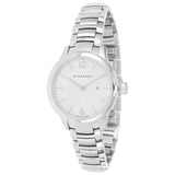  Shop Authentic Burberry The Classic Silver Dial Silver Steel Strap Watch for Women - BU10108 - Luxxuri