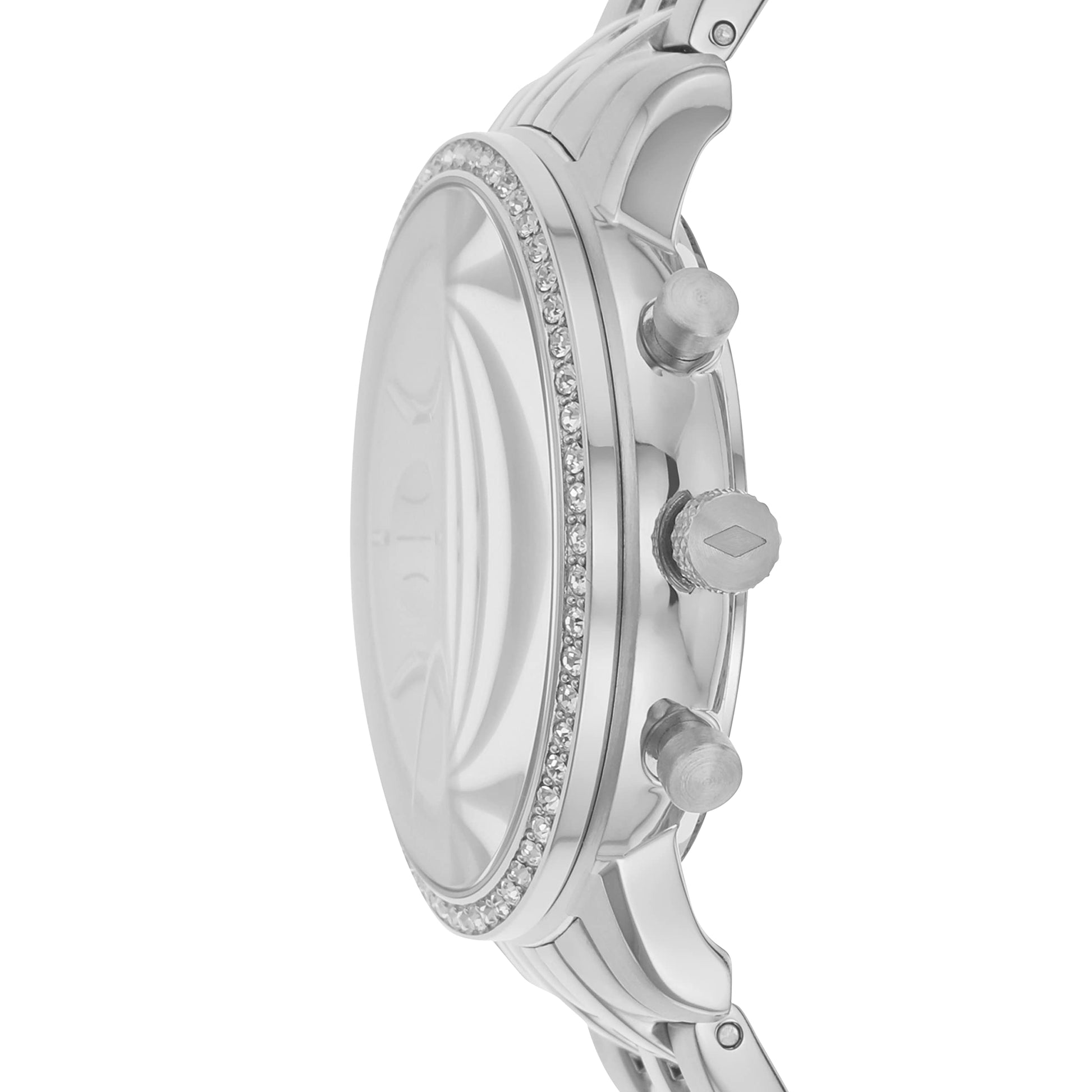  Shop Authentic Fossil Neutra Chronograph Silver Dial Silver Steel Strap Watch for Women - ES5217 - Luxxuri