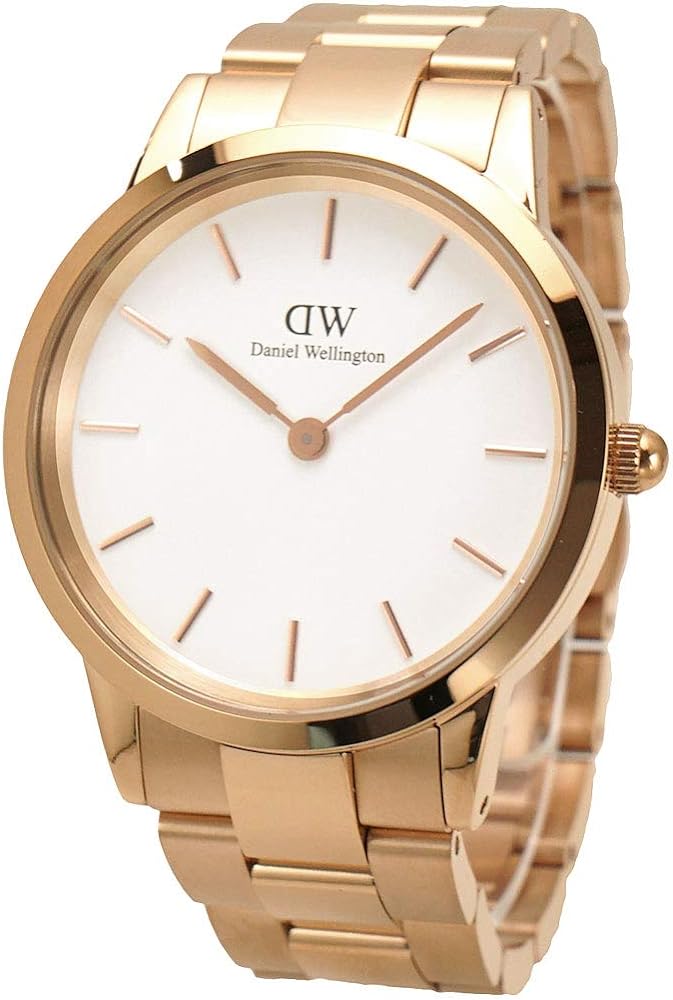  Shop Authentic Daniel Wellington Iconic Link White Dial Gold Steel Strap Watch For Men - DW00100343 - Luxxuri