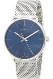  Shop Authentic Calvin Klein High Noon Quartz Blue Dial Silver Mesh Bracelet Watch for Men - K8M2112N - Luxxuri