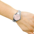  Shop Authentic Burberry The Classic Pink Dial Silver Steel Strap Watch for Women - BU10111 - Luxxuri