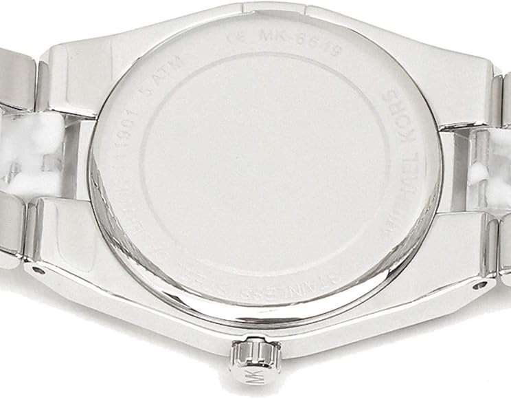  Shop Authentic Michael Kors Channing Quartz White Dial Two Tone Steel Strap Watch For Women - MK6649 - Luxxuri