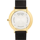  Shop Authentic Movado Ultra Slim Blue Dial Brown Leather Strap Watch For Women - 0607092 - Luxxuri