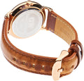  Shop Authentic Daniel Wellington Dapper Durham White Dial Brown Leather Strap Watch For Women - DW00100113 - Luxxuri