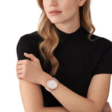  Shop Authentic Michael Kors Lennox Three-Hand Analog White Dial Pink Silicone Strap Watch For Women - MK7334 - Luxxuri