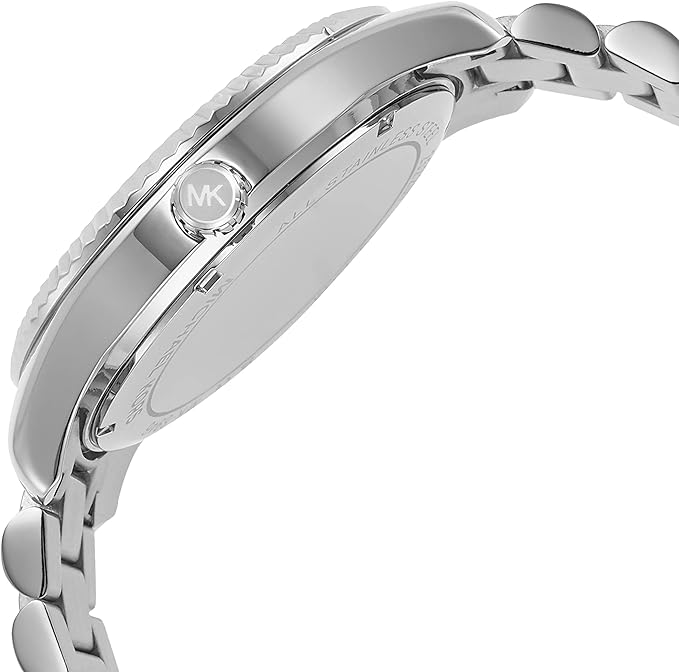  Shop Authentic Michael Kors Lexington Quartz Black Dial Silver Steel Strap Watch For Women - MK8946 - Luxxuri