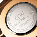  Shop Authentic Daniel Wellington Classic Sheffield White Dial Black Leather Strap Watch for Women - DW00100036 - Luxxuri