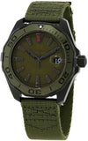  Shop Authentic Tag Heuer Aquaracer Automatic Green Dial Khakhi Green Nylon Strap Watch for Men - WAY208E.FC8222 - Luxxuri