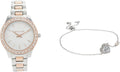  Shop Authentic Michael Kors Liliane Quartz Mother of Pearl White Dial Two Tone Steel Strap Watch For Women - MK1048 - Luxxuri