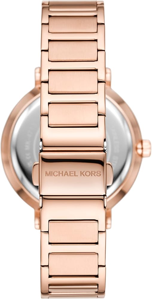  Shop Authentic Michael Kors Addyson Quartz Rose Gold Dial Rose Gold Steel Strap Watch for Women - MK4713 - Luxxuri