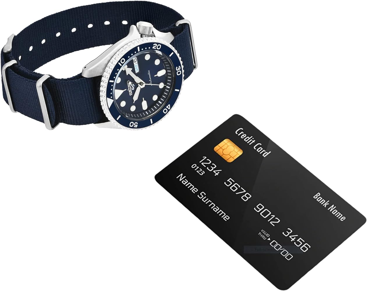  Shop Authentic Seiko 5 Sports Automatic SKX Blue Dial Blue NATO Strap Watch For Men - SRPD51K2 - Luxxuri