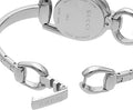  Shop Authentic Gucci Horsebit Collection Diamonds Mother of Pearl Dial Silver Steel Strap Watch For Women - YA139505 - Luxxuri