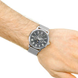  Shop Authentic Guess Delancey Black Dial Silver Mesh Bracelet Watch for Men - W0871G1 - Luxxuri