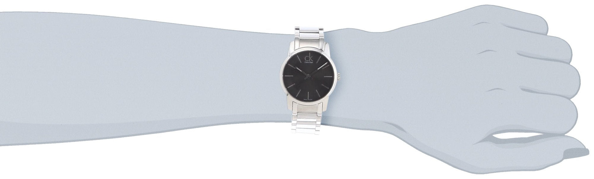  Shop Authentic Calvin Klein City Grey Dial Silver Steel Strap Watch for Women - K2G23161 - Luxxuri