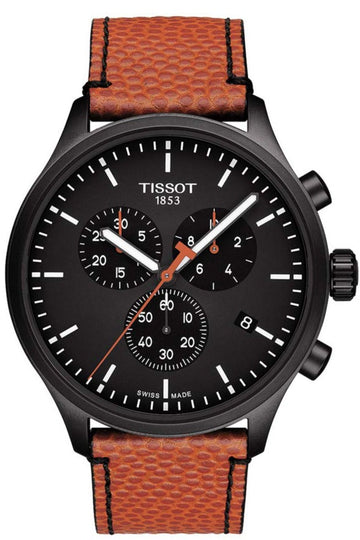  Shop Authentic Tissot Chrono XL NBA Special Edition Black Dial Brown Leather Strap Watch for Men - T116.617.36.051.12 - Luxxuri