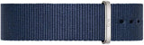  Shop Authentic Daniel Wellington Classic Bayswater White Dial Blue NATO Strap Watch For Men - DW00100276 - Luxxuri