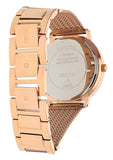  Shop Authentic Guess Willow Crystal Blue Dial Rose Gold Mesh Bracelet Watch For Women - W0836L1 - Luxxuri