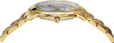  Shop Authentic Versace Audrey Quartz Grey Dial Gold Steel Strap Watch for Women - VELR00719 - Luxxuri