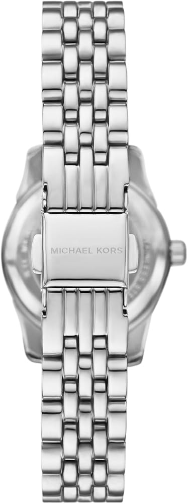  Shop Authentic Michael Kors Lexington Three-Hand Silver Dial Silver Steel Strap Watch for Women - MK4843 - Luxxuri