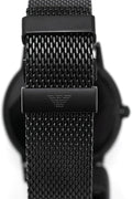  Shop Authentic Emporio Armani Luigi White Dial Black Mesh Bracelet Watch For Men - AR11046 - Luxxuri