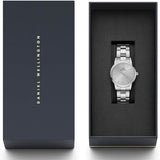  Shop Authentic Daniel Wellington Iconic Link Unitone Silver Dial Silver Steel Strap Watch For Women - DW00100402 - Luxxuri
