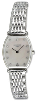  Shop Authentic Longines La Grande Classique de Longines Tonneau White Dial Silver Steel Strap Watch for Women - L4.205.4.87.6 - Luxxuri