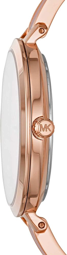  Shop Authentic Michael Kors Jaryn Analog Gold Dial Pink Steel Strap Watch For Women - MK4343 - Luxxuri