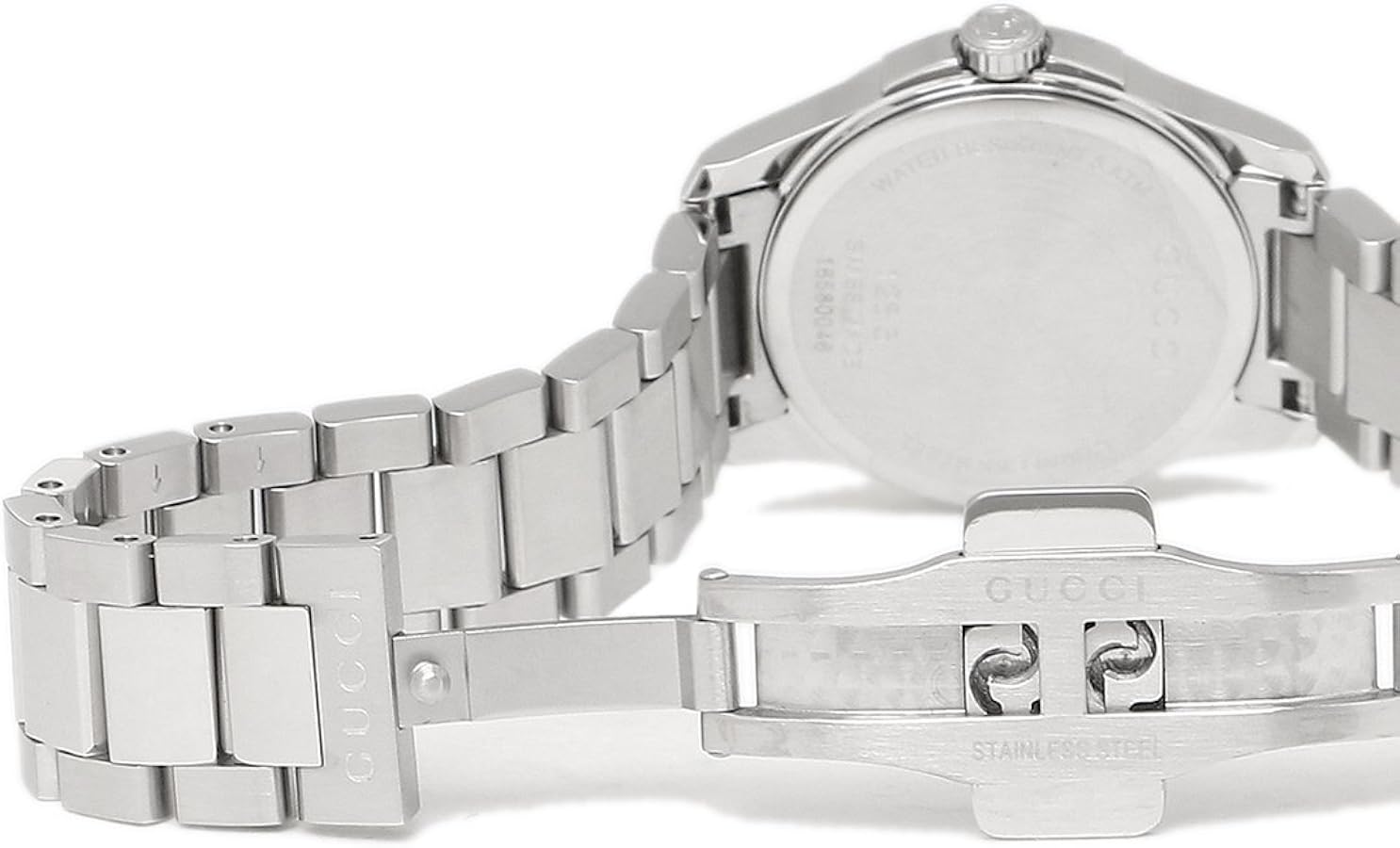  Shop Authentic Gucci G Timeless Quartz Silver Dial Silver Steel Strap Watch For Women - YA126551 - Luxxuri