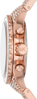  Shop Authentic Michael Kors Everest Chronograph Crystals Rose Gold Dial Rose Gold Steel Strap Watch For Women - MK7235 - Luxxuri