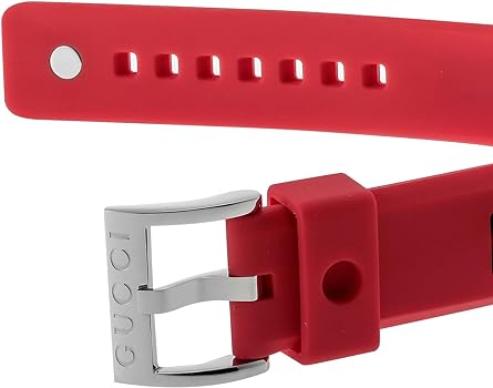  Shop Authentic Gucci Sync Quartz Red Dial Red Rubber Strap Watch For Women - YA137303 - Luxxuri