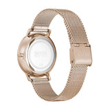  Shop Authentic Hugo Boss Infinity Carnation Gold Dial Gold Mesh Bracelet Watch for Women - 1502519 - Luxxuri
