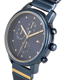  Shop Authentic Tommy Hilfiger Blake Blue Dial Blue Steel Strap Watch for Women - 1781893 - Luxxuri