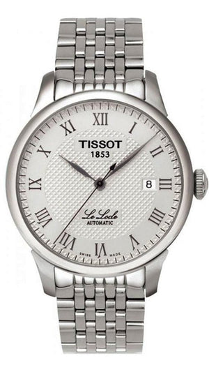  Shop Authentic Tissot T Classic Le Locle Automatic White Dial Silver Steel Strap Watch For Men - T41.1.483.33 - Luxxuri