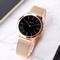  Shop Authentic Calvin Klein Minimal Black Dial Rose Gold Mesh Bracelet Watch for Men - K3M2162Y - Luxxuri