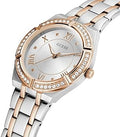  Shop Authentic Guess Cosmo Quartz Silver Dial Two Tone Steel Strap Watch For Women - GW0033L9 - Luxxuri