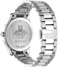  Shop Authentic Gucci G Timeless Quartz Black Dial Silver Steel Strap Watch For Women - YA1264136 - Luxxuri