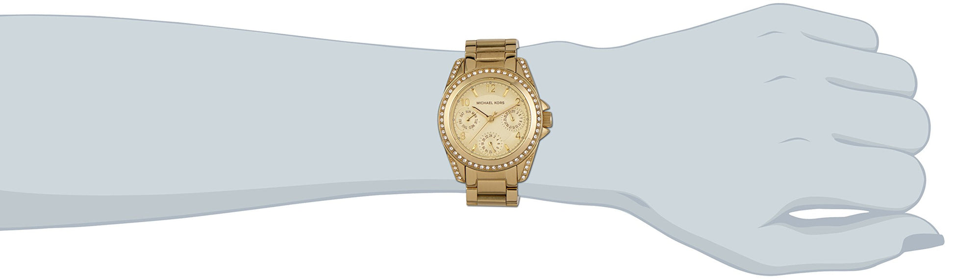 Shop Authentic Michael Kors Blair Gold Dial Gold Steel Strap Watch for Women - MK5639 - Luxxuri