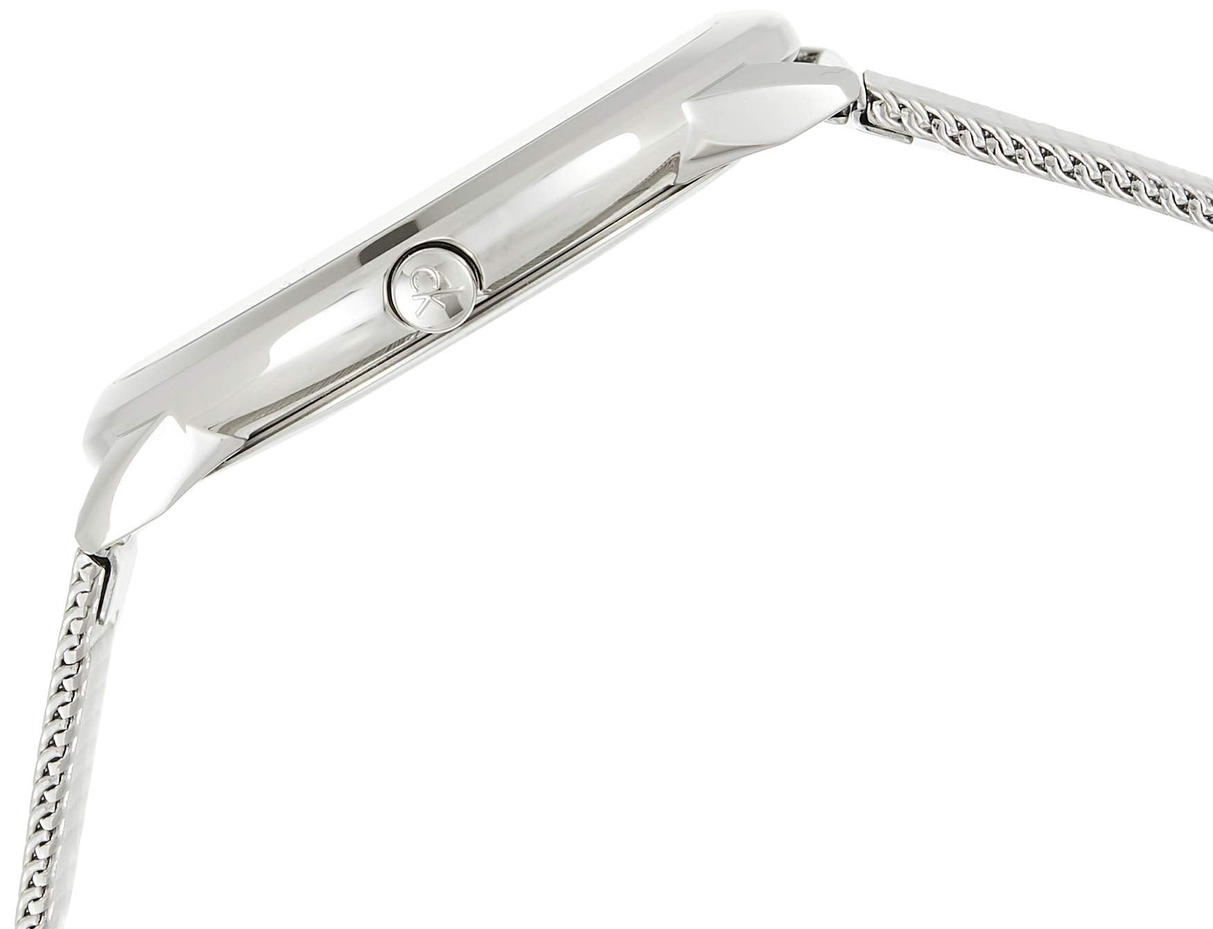  Shop Authentic Calvin Klein Minimal White Dial Silver Mesh Bracelet Watch for Men - K3M2112Y - Luxxuri