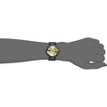  Shop Authentic Gucci Interlocking G Quartz Gold Dial Black Steel Strap Watch For Women - YA133314 - Luxxuri