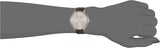  Shop Authentic Emporio Armani Dress Quartz Silver Dial Brown Leather Strap Watch For Women - AR11063 - Luxxuri