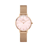  Shop Authentic Daniel Wellington Petite Melrose Mother of Pearl Pink Dial Pink Mesh Strap Watch For Women - DW00100513 - Luxxuri