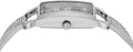 Michael Kors Empire Three-Hand Silver Dial Silver Steel Strap Watch for Women - MK4841